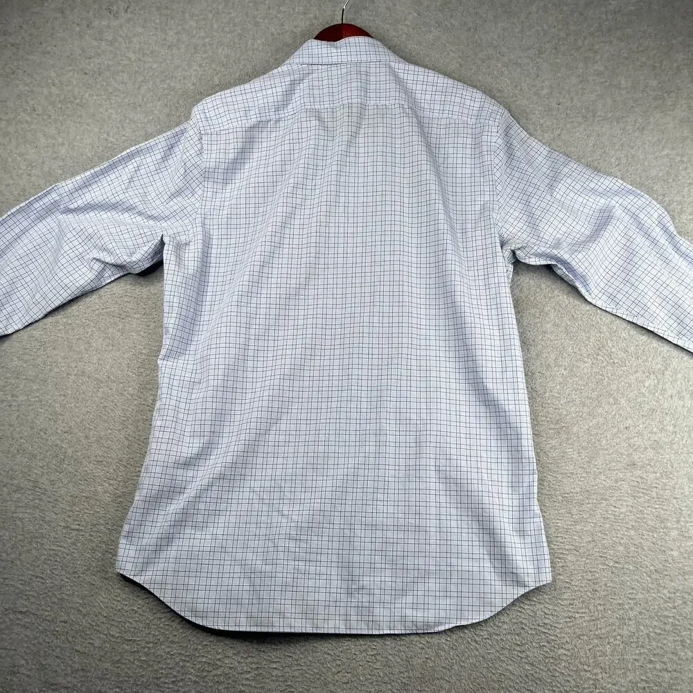 Banana Republic Non Iron Shirt Button Up Long Sleeve Slim Mens Large